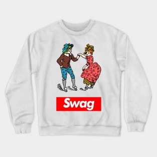 Swag - Vintage Illustration Design Crewneck Sweatshirt